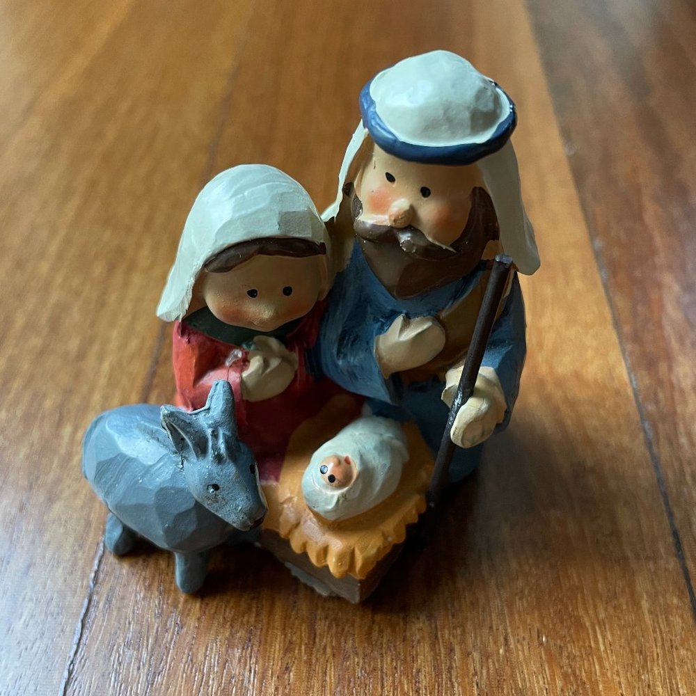 Holy Family / Nativity Resin Figurine